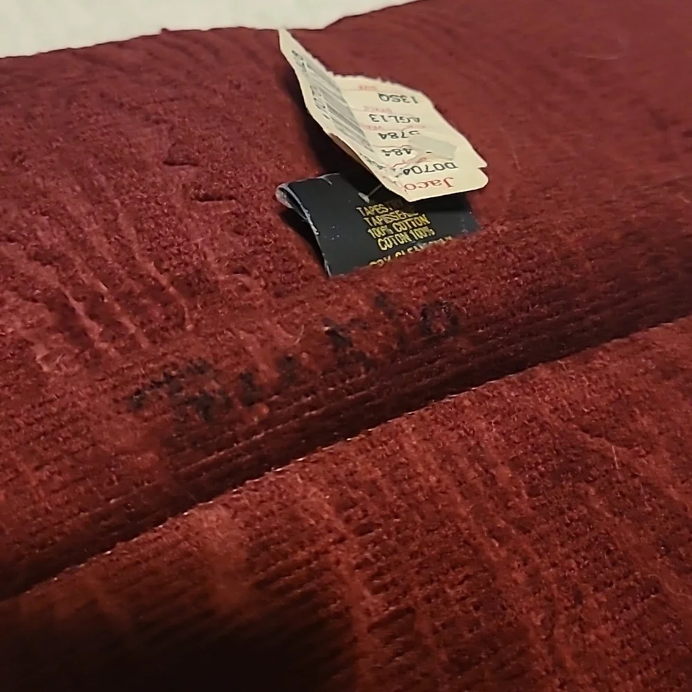 Vintage burgundy red